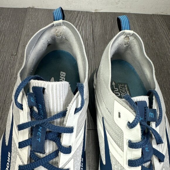 Brooks Ricochet 3 Mens Size 13 Gray Blue Athletic Running Walking Shoes Sneakers main image 8